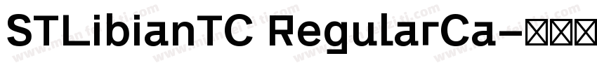 STLibianTC RegularCa字体转换